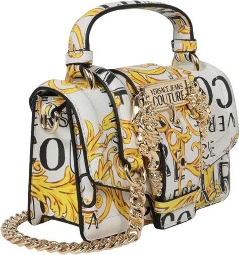 versace collection white purse|versace bags sale outlet.